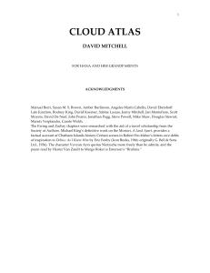 Cloud Atlas by David Mitchell - Interconnected Stories Across Time