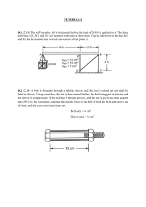 Engineering Mechanics Tutorial: Statics & Materials Problems