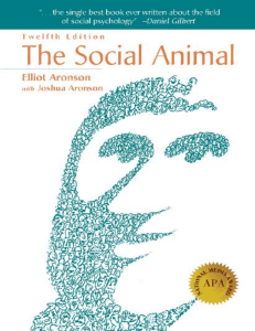 The Social Animal: 12th Edition Textbook