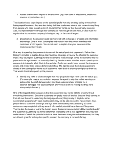 Rental Car Process Improvement: Business Impact & IT Solutions