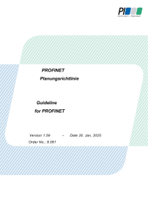 PROFINET Planungsrichtlinie Guideline f&uuml;r PROFINET