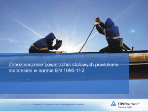 Ochrona powierzchni stalowych według EN 1090-1/-2