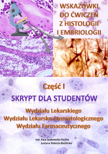 WSKAZ&Oacute;WKI DO ĆWICZEŃ Z HISTOLOGII I EMBRIOLOGII - Skrypt dla Student&oacute;w