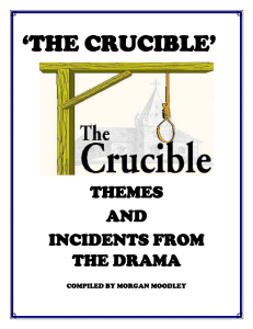 The Crucible Themes & Incidents Study Guide