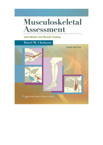 Musculoskeletal Assessment: Joint Motion & Muscle Testing Textbook