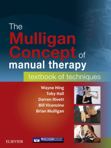 The Mulligan Concept of Manual Therapy Textbook