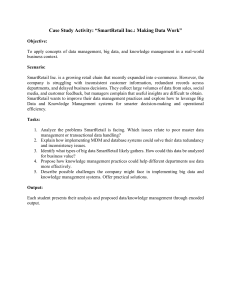 SmartRetail Inc. Case Study: Data Management