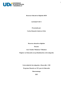 An&aacute;lisis de Recursos Educativos Digitales con Principios de Merrill