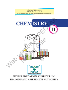 Chemistry Grade 11 Textbook by PECTAA