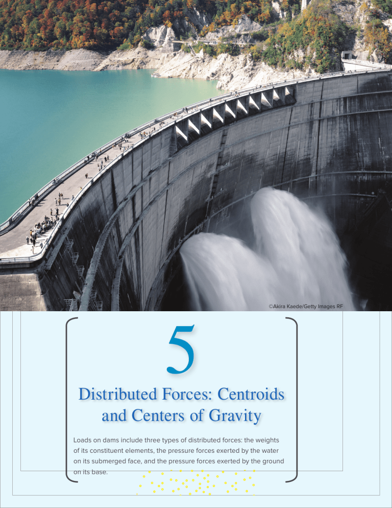 Distributed Forces: Centroids and Centers of Gravity