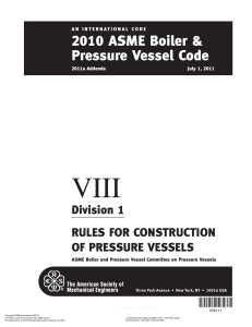 2010 ASME Boiler & Pressure Vessel Code Division 1