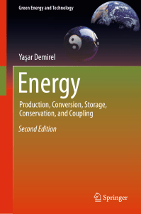 Energy: Production, Conversion, Storage, Conservation, Coupling