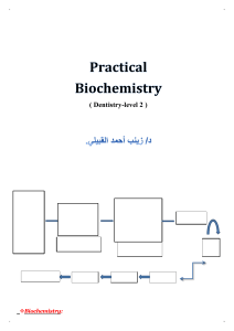 Practical Biochemistry for Dentistry Level 2