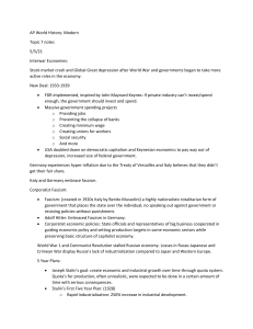 AP World History Modern Topic 7 Notes: Interwar Economies