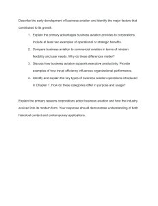 Business Aviation Exam Questions