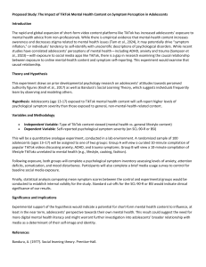 TikTok Mental Health Content Impact on Adolescents