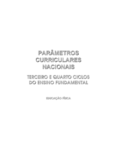 Par&acirc;metros Curriculares Nacionais Educa&ccedil;&atilde;o F&iacute;sica