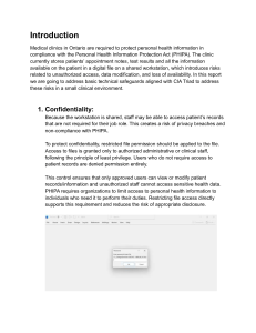 PHIPA Compliance: Technical Safeguards for Ontario Clinics
