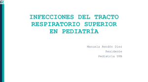 Infecciones del Tracto Respiratorio Superior en Pediatr&iacute;a