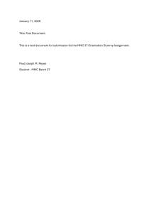 Test Document for MMC 37 Orientation Assignment