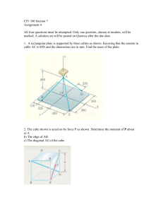 CIV 100 Assignment 4: Statics Problems