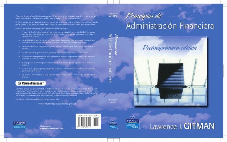 Principios de Administración Financiera - Gitman 11ª Edición