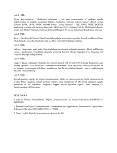 Digital Communications Course Syllabus