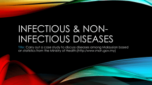 Understanding Infectious & Noninfectious Diseases in Malaysia