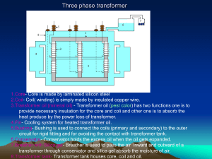 Three Phase Transformer Components and Functions