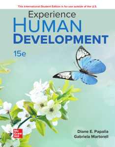 Experience Human Development 15th Edition Textbook