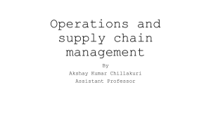 Operations and Supply Chain Management Textbook