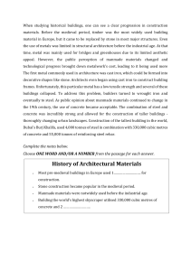 History of Architectural Materials