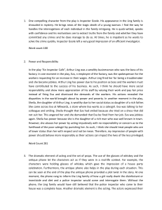 Analysis of An Inspector Calls: Characters, Themes, Dramatic Elements