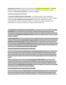 Organizational Structures in Project Management