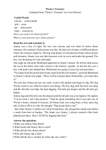 Pirate's Treasure: Children's Story with Reading Exercises