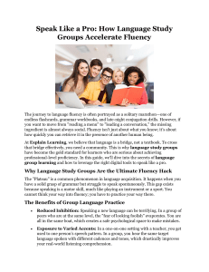 How Language Study Groups Accelerate Fluency | Speak Like a Pro