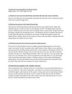Ancient East Asia: Foundations of Chinese Society Study Guide