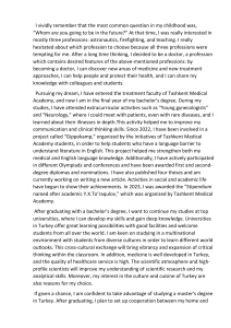 Motivation Letter for Master's in Medicine: Career & Goals