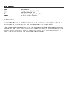 Structural Steel Project Clarification: Anchor Rods, Paint, and Flat Bar Details