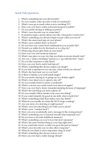 45 Small Talk Questions for Conversations