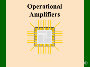 Operational Amplifiers Lecture Notes