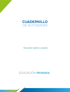 Cuadernillo de Actividades de Ingl&eacute;s Primaria: Rimas y Poemas
