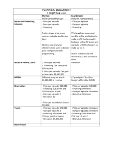 Negotiation Planning Document: FengWei & Evie