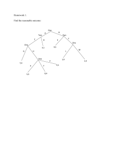 Homework 1: Game Theory Decision Tree Problem