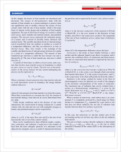 Chapter 1 Summary: Heat Transfer Basics