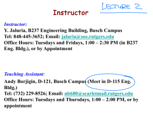 Rutgers Thermodynamics Syllabus - Y. Jaluria