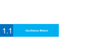 Oscillatory Motion: Period, Frequency, and SHM
