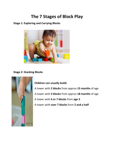 7 Stages of Block Play in Early Childhood