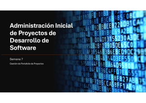 Gesti&oacute;n de Portafolio de Proyectos en Desarrollo de Software