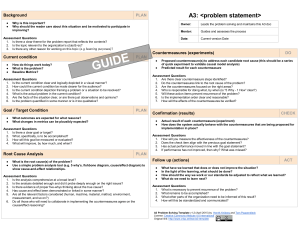 A3 Problem Solving Template & Example